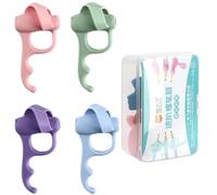 Générique Gripes De Doigt Crayon Destinés Aux | Outil De Clip D'Apprentissage Pour Stylo En 4 Pièces | Grippes D'Entraînement Pour Crayon | Pour Classe, École, Maternelle, Préscolaire, Éducation À