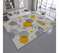 Générique Gris Flanelle Tapis Soft, 40 x 60 cm Antidérapant Moelleux épais Chambre et Chambre d'enfant Lavable Tapise - Minimal Lignes Plantes Géométrie Design Moderne Tapis pour la décoration