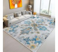 Générique GrisTapis Classique, Look Style Antique Abstrait Floral Doux pour Chambre à Coucher Salle à Manger Salon Couloir - 140 x 200 cm