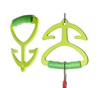 Générique Grocery Carrier, Handle Grip, Shopping Holder,3.94x4.33x0.39 inches, Non Slip Ergonomic Tool with 2 Pieces for Travel, Delivery, Laundry, Beach, Business, Food, Camping