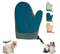 Générique Grooming Mist Glove For Pets, Upgraded Thickened Strong Pet Spray Gloves, Reusable Quick De-Shedding Gloves for Couch, Clothing (dark green)