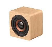 Générique Groomsmen Gifts Personalized Bluetooth Speaker Bridesmaid Gifts Custom Portable Rechargeable Bluetooth Speaker Wood Speaker (Rouge)