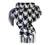 Générique Grosse Echarpe Femme Écharpe Beige Plaid À Carreaux D'hiver Soie Foulard Chauffante Coton Chale Polaire Hiver Chaud Chaude Laine Douce Festif Rouge