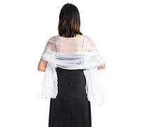 Générique Grosse Echarpe Femme - Echarpe Hiver Femme Soirée Mariage Femmes Shawl Wrap Femmes Solid Color Dress Party Shawl Foulard Accessoire (E One Size)