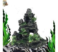 Générique Grotte d'Aquarium,Décoration d'Intérieur Paysagère Artificielle,Grottes et Cachettes d'Aquarium pour Poissons | pour Maison Et Ferme, Betta, Tortue, Gecko, Reptile, Eau Douce Et Eau