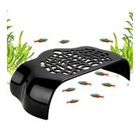 Générique Grotte Poisson Aquarium - Cachette Crevette Décor Subaquatique Souterrain Tunnel Sanctuaire Aménagement Paysager Accessoire Plastique PP Habitat Taille A B 10,8x10,8x4cm 16,7x10,8x4cm