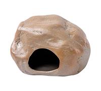 Générique Grotte pour Hamster avec Décor en Pierre, Aménagement Paysager, Cachette en Céramique, Cage, Baignoire pour Animaux, Habitat pour Gerbilles Naines et, 13.5cmx14.5cmx9.5cm