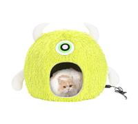 Générique Grottes chauffées pour, lit Chauffant pour Couvert,Lit Grotte pour avec température réglable et minuterie | Cabane pour enfichable USB pour Petits Animaux jusqu'à 7,5 kg, fournitur