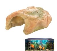 Générique Grottes de Roche de décoration d'aquarium - Peau de Reptile de Tortue,Aquarium décoration Poisson crevettes abri cachette Grotte Aquarium aménagement paysager Ornements décor