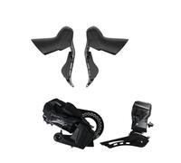 Générique Groupe de vélo Route 2x7-14 Vitesses, Grande poulie, dérailleur arrière, Kit Freins à Disque/Jante(7000 no Caliper)