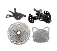 Générique Groupe VTT, Compatible avec Shimano, M5100 SL-M5100 | RD-M5100 SGS, CS-M5100, CN-HG601, manette 11 vitesses, dérailleur arrière, cassette, chaîne