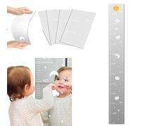 Générique Growth Chart Mirror, Growth Chart Mirror for Wall, Mirror Growth Chart for Wall, Kid Measuring Growth Chart, Foldable Height Measuring Mirror,Shatterproof Full Body Toddler Mirror (C)