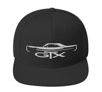 Générique GTX Muscle V8 Vintage Puissance Américaine Rétro Streetwear Casquette Snapback Visière Plate Look Urbain Moderne