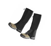 Générique Guêtres De Randonnée,Résistance À La Déchirure en Plein Air Réglable,Housse De Legging Respirante for La Course À Pied,La Marche en Raquettes, La Chasse(Black,M)