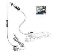 Générique Guide de Couture Laser Magnétique De Positionnement pour Machine à Coudre, Lampe de matelassage magnétique avec Point réglable/Ligne Droite/réticule, éclairage De Guidage De Couture(Cross)