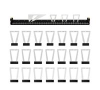 Générique Guide de marqueur à queue d', outils précis à queue d'en bois,Gabarit de marquage à d'en d'aluminium - Guide de gabarit en bois pour d', marqueur à métal pour charpentier, adult