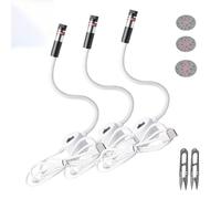 Générique Guide Laser 2 Pièces/3 Pièces for Machine À Coudre avec Base Magnétique, Lumière De Quilting À Projection de Points/Lignes Droites/réticule Réglable, Outil D'alignement(RED5MW)