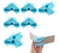Générique Guides De Bord pour Boîtes - Outil De Coin pour Cartonnage Précis | 6 Pièces Guides D’Angle Stables pour Artisanale, Découpe, Collage, Montage Et Assemblage De Boîtes en Papier Et Carton