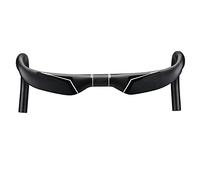 Générique Guidon de vélo en Fiber de Carbone, réduit la résistance, Barre pliée, renforce Les pièces de vélo, routage intérieur 380/400/420/440mm(HB-003-400MM)