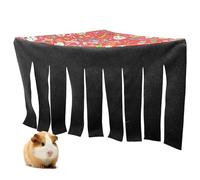 Générique Guinea Pig Corner Hideaway - Small Animals Sleeping Hammocks | Fleece Forest Corner Hideoutt | Convenient Fun Hiding Spot for Ferrets Chinchillas Hedgehogs Dwarf Rabbits Guinea Pigs