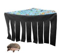 Générique Guinea Pig Corner Hideaway - Small Animals Sleeping Hammocks | Fleece Forest Corner Hideoutt | Convenient Fun Hiding Spot for Ferrets Chinchillas Hedgehogs Dwarf Rabbits Guinea Pigs