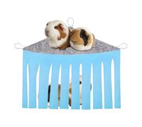 Générique Guinea Pig Hiding Place - 17.72x12.4x10.63 in Small Animal Hammock | Ferret Sleeping Bed | Multifunctional Habitat Sleeping Playing for Hamster Chinchilla Dwarf Sugar Glider Pet