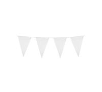 Generique - Guirlande à fanions Blancs 10m