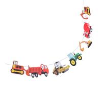 Générique Guirlande Bannière d'anniversaire Camion en Papier Élégante et Chic pour Décoration Fête d'anniversaire et Séance Photo Garçon Fille