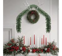 Générique Guirlande de Noël 2 pcs Vert 40 m PVC,Maison & Jardin,Décorations,Décorations de Noël & saisonnières,Décorations de Noël-42016691