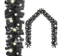 Générique Guirlande de Noël avec lumières LED 20 m Noir,Décorations,Décorations de Noël & saisonnières,Éclairage de Noël-329191