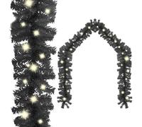 Générique Guirlande de Noël avec lumières LED 5 m Noir,Décorations,Décorations de Noël & saisonnières,Éclairage de Noël-329189