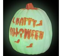 Générique Guirlande Lumineuse Citrouille Halloween | Lumière Citrouille avec Son Effrayant et Détection Intelligente,Éclairage d'Ambiance pour Jardin Fête Salon Patio Pelouse Chambre