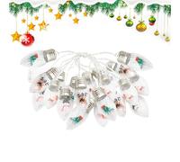 Générique Guirlande Lumineuse Extérieure Noël - Guirlande LED de 3 mètres - Décorations Lumineuses de Noël | Décoration pour Intérieur Extérieur Balcon Jardin Fêtes Mariage