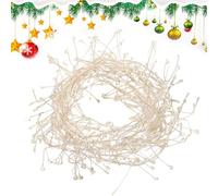 Générique Guirlande Lumineuse Fée - Guirlande LED Pour L'Éclairage Des Fêtes - Décoratif Imperméable Pour Maison Pour Noël Cheminée Jardin Chambre Véranda Arbre Terrasse Salon Intérieur Et