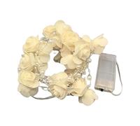 Générique Guirlande Lumineuse Fleurs de Roses,Décoration Romantique Lampe Fleur 30 LED - Décoration De Guirlande Lumineuse De Vigne De Rose | Pour Anniversaire Mariage Fête Maison Chambre