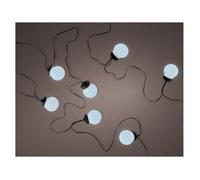 GENERIQUE - Guirlande Lumineuse Led Ampoules Sphériques Multicouleur Pastel Pour Usage Extérieur 20 Led 12,5m