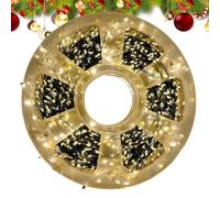 Générique Guirlande Lumineuse LED - Fil De Cuivre Blanc Chaud Avec Télécommande | Guirlande Lumineuse Étanche En Forme De, GuirlandeLumineuse Enfichable Pour ArbreDe Noël, Décoration Intérieure