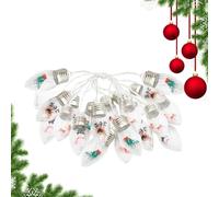 Générique Guirlande Lumineuse Noël - 3 Mètres Ampoules LED - Guirlandes Lumineuses pour Sapin,Décoration Fêtes Intérieur Extérieur Jardin Mariage Anniversaire
