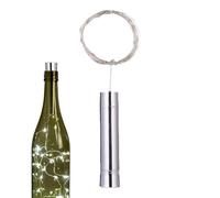 Générique Guirlande Lumineuse Pour Bouteille - Lumières En Pour Bouchon De Bouteille À LED, Câble Féerique Décoratif Pour Pot | Lampe D'accent De Table De Bistro Romantique Rougeoyante Pour Décor De