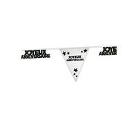 Gurilande Fil Joyeux Anniversaire Hologramme Noir Taille Unique Noir