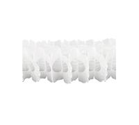 Generique - Guirlande Papier Blanche 15cm x 4m