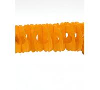 Generique - Guirlande Papier Orange 15cm x 4m