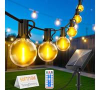 Générique Guirlande Solaire Exterieur Lumiere LED - 15M/50FT Guirlande Lumineuse Exterieure Solaire avec Télécommande 8 Modes pour Jardin Terrasse Balcon Mariage Décoration