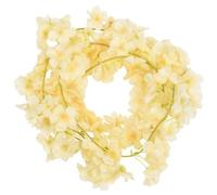 Générique Guirlandes de Fleurs de Noël 6 pcs Champagne 180 cm,Maison & Jardin, Décorations, Couronnes et guirlandes, Beige (Poids 0.38KG)