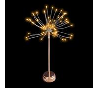 Générique Guirlandes lumineuses, décoration de Noël rechargeable sans fil, lampes à cordes à piles, centres table LED romantiques, pour intérieur et extérieur, étagère de salon, fête mariage