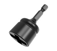 Générique Guitar Bit Peg Winder Outil Universel pour Changement de Corde Accessoires Luthier Extracteur de Tête de Mécanique Compatible Guitare Électrique Acous, Noir