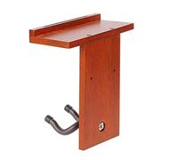 Générique Guitar Wall Hanger - 24.13x9.91x21.59cm Pick Holder Attached Guitar Hanger Wall Mount | Wooden String Instrument Stand, Space-Saving Display Organizer For Ukulele, Mandolin, Bass