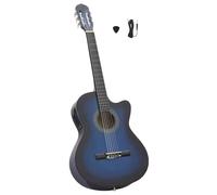 Générique Guitare découpée Classique Occidentale égaliseur 6 Cordes Bleu Arts & Loisirs Loisirs & Arts créatifs Instruments de Musique Instruments à Cordes Guitares (Poids 2.55KG)