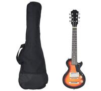 Générique Guitare électrique pour Enfants et Sac Marron et Noir 3/4 30",Arts & Loisirs, Loisirs & Arts créatifs, Instruments de Musique, Instruments à Cordes, Guitares, Marron et Noir (Poids 3.09KG)