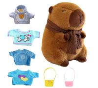 Générique Habiller des vêtements en Peluche Capybara,Habiller des Animaux en Peluche Capybara, Mignon Animal en Que Vous Pouvez Habiller, Peluches Mignonnes, poupées, habille
